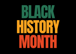 Black and Yellow Creative Illustration Black History Month Awareness Print Posters